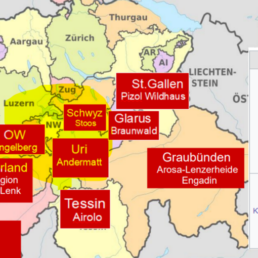 karte skigebiete zentral schweiz